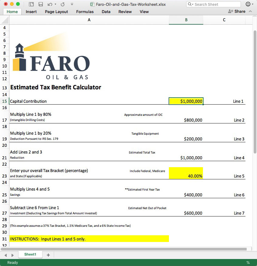 tax benefit calculator